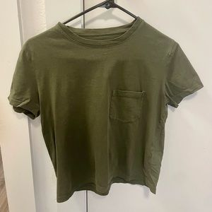 Everlane - Organic Cotton Box Cut Tee - Green